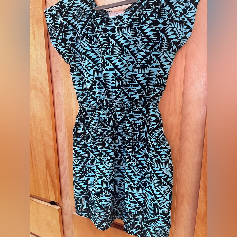 Patterned Flowy Light Summer Dress